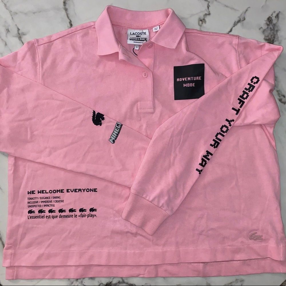 Lacoste x minecraft top